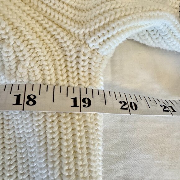 Tommy Bahama Breezy Palm Crew Neck Sweater in Cream and Tan - Picture 7 of 8